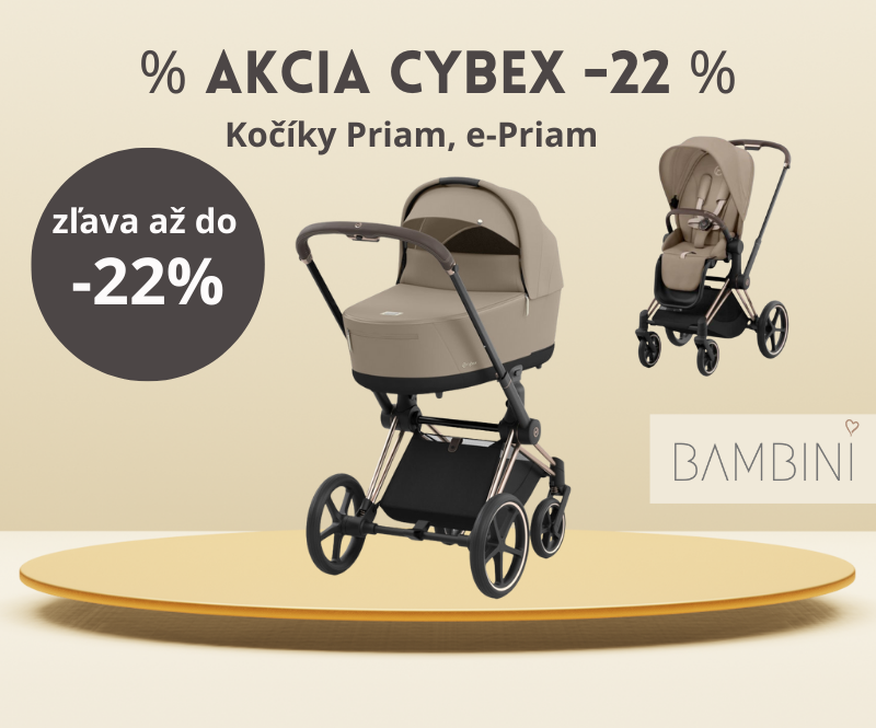 Kočík Cybex Priam/e-priam zľava až do -22%